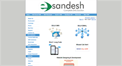 Desktop Screenshot of esandesh.in